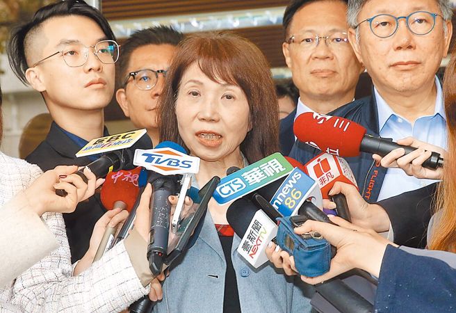 民眾党立委陈昭姿。（中时资料照，姚志平摄）