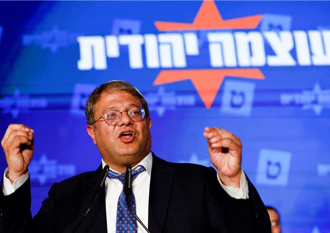 班吉維爾隨後為兒子的言論道歉，形容美國和拜登是以色列的朋友，即便他不認同拜登的行為，卻不能貶低對方。（路透社）