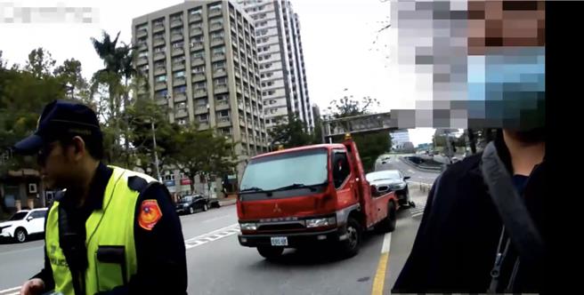 警方去年曾在同一地點查獲呂嫌酒駕。（翻攝照片／林郁平台北傳真）