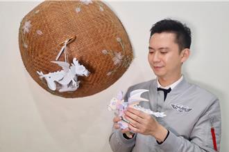 竹北燈會提燈亮相 「銀翼之龍、星河紫龍」充滿未來感