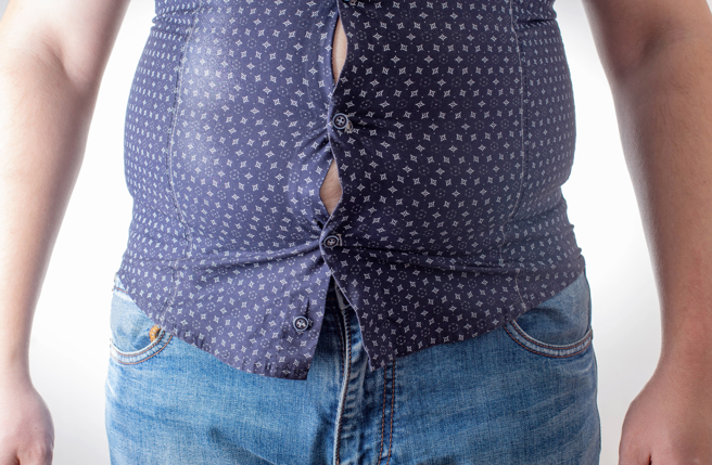 内臟脂肪堆积在体内深处，但并非无法消除。（示意图：shutterstock／达志）