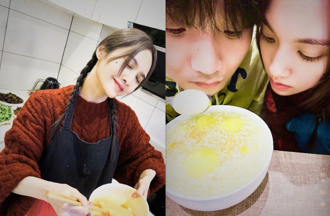 楊丞琳春節放閃 拍老公下廚甜喊：平淡的美好就是家的味道