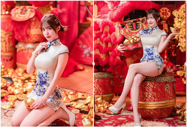 李多慧向台湾粉丝拜年。（图／翻摄李多慧 IG ）