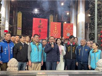 初二走春訪新莊廟宇 侯友宜祈求市民平安、市政昌隆