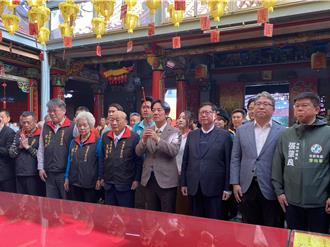 赖清德桃园参香发福袋 喊「四时无灾、八节有庆」盼义民爷保佑