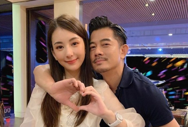 郭富城与爱妻方媛同框放闪。（图/方媛Instagram）