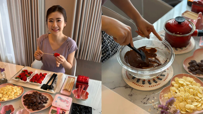 福原愛手作情人節巧克力，引發不少網友遐想。（圖／翻攝自福原愛 小紅書）