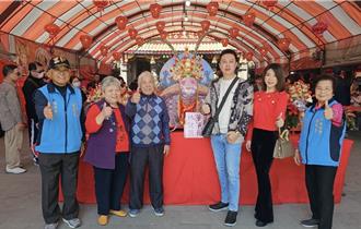 財運「龍」總來 苗栗竹南龍鳳宮價值160萬祈福金錢龜吸睛