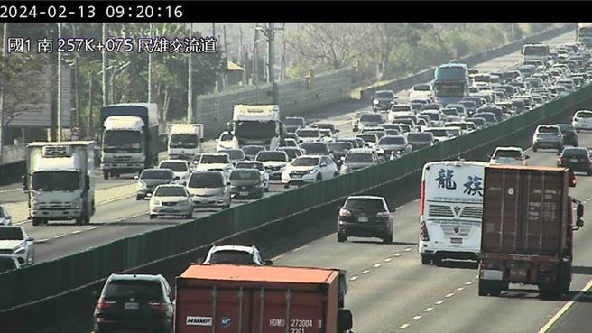 國道路況示意圖，與當事新聞無關。（高公局提供／蔡亞樺台北傳真）