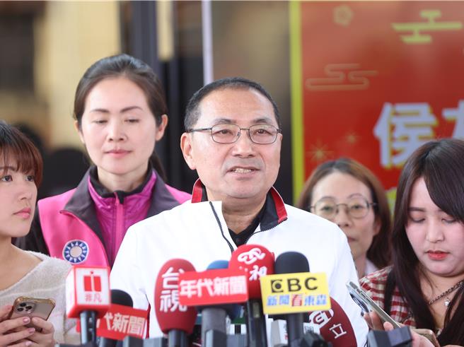 新北市長侯友宜盼NCC人事案選出的人選能夠獨立、公正、客觀。（王揚傑攝）