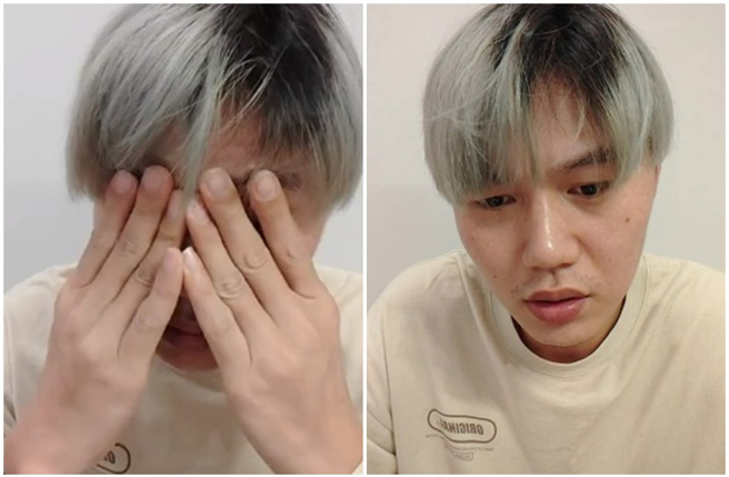 网红阿闹哽咽发声：「没人会拿自己的生命开玩笑」。（图／阿闹探险精华脸书）