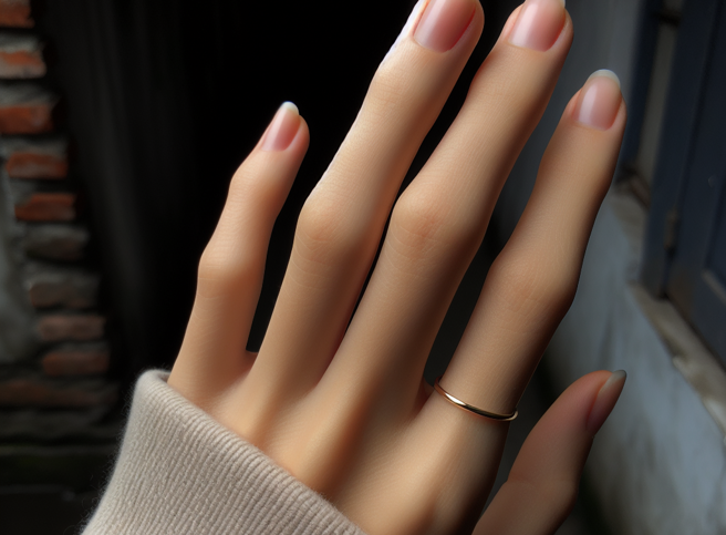 大陸有女子戴戒指，戴沒多久發現有「小白點」褪色跡象，竟然是救命警示。（示意圖／AI生成圖）