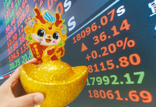 MSCI（明晟）13日公布季度调整结果，台股「两升一不动」。图为台股示意图。（本报资料照片）