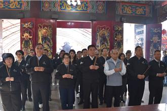 鍾東錦開工日率局處首長新春祈福  首波人事大調動3月登場