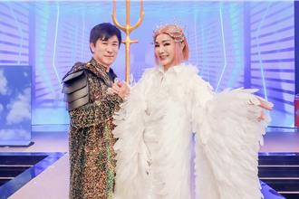 胡瓜、陳美鳳合體吊鋼絲飛天 吸百萬人讚賞