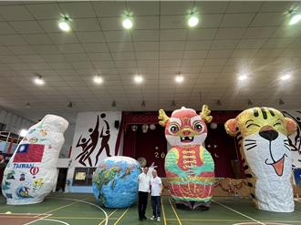 平溪天燈節熱鬧登場 世界龍好20呎主燈首亮相