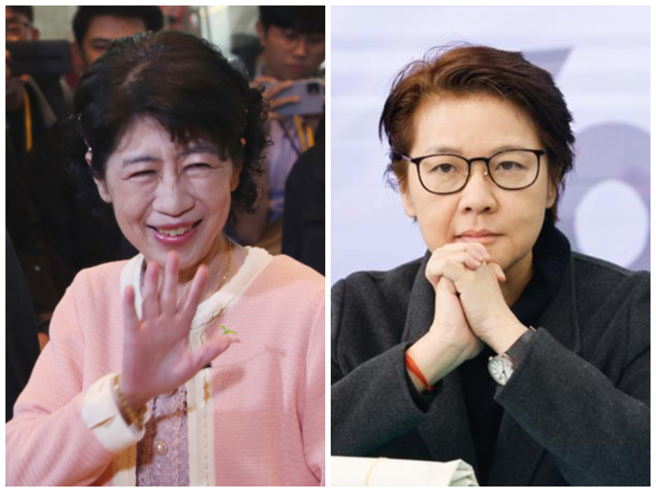 陳佩琪、黃珊珊。（中時資料照合成）