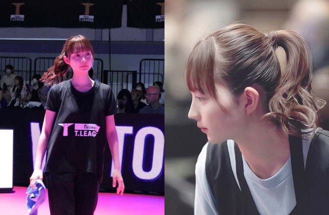 菊池日菜因比赛照爆红。（图／取自菊池日菜X）