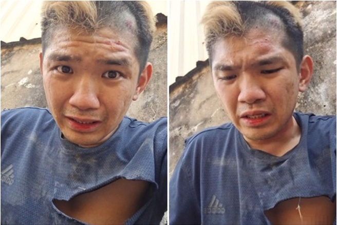 台灣網紅在柬埔寨直播，因涉及散播不實訊息，已被當地警方逮捕。（翻攝「晚安小雞」臉書）