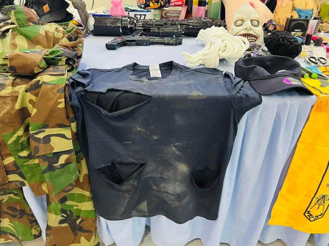 柬埔寨警方记者会现场。（图／柬埔寨警方提供）