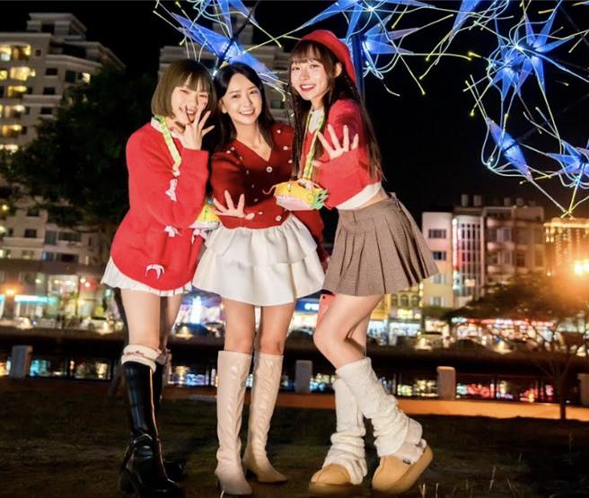 林襄（右起）、張雅涵、李芷霖。（三立電視提供）