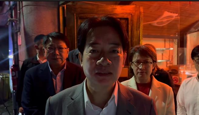 陈俊翰病逝 赖清德亲回：谢谢他愿意担任民进党不分区候选人。（曾薏苹翻摄）