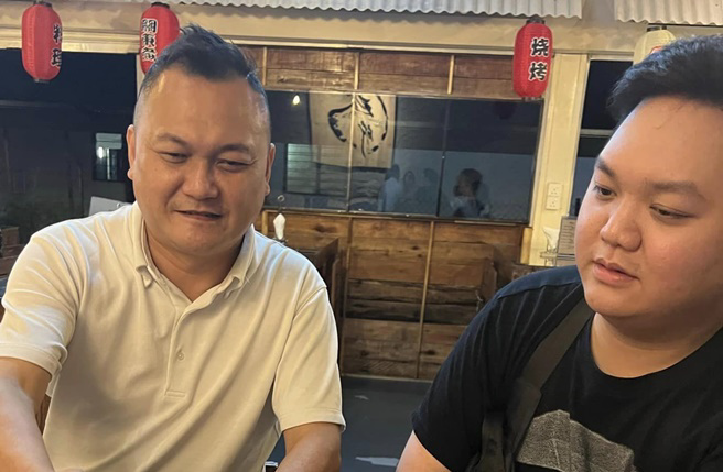 雷智雄儿子雷力维大年初一跌倒不治。（图／Dato Tony Looi Live mall拿督雷智雄 脸书）