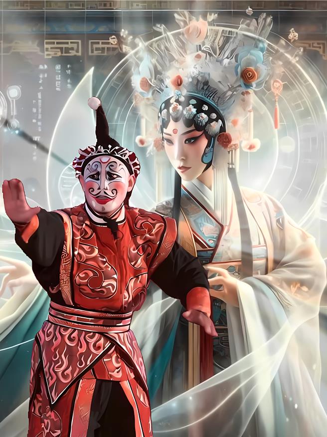 國立台灣戲曲學院的年度展演將結合AI人工智慧科技。（國立台灣戲曲學院提供／李怡芸台北傳真）