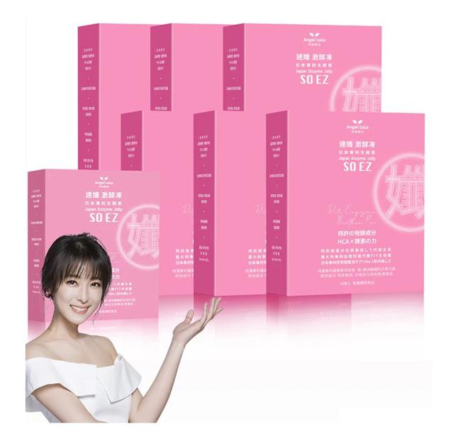 「Angel LaLa天使娜拉」速孅代謝激酵凍，10條6盒+5條活動價2180元。（momo提供／古明弘台北傳真）