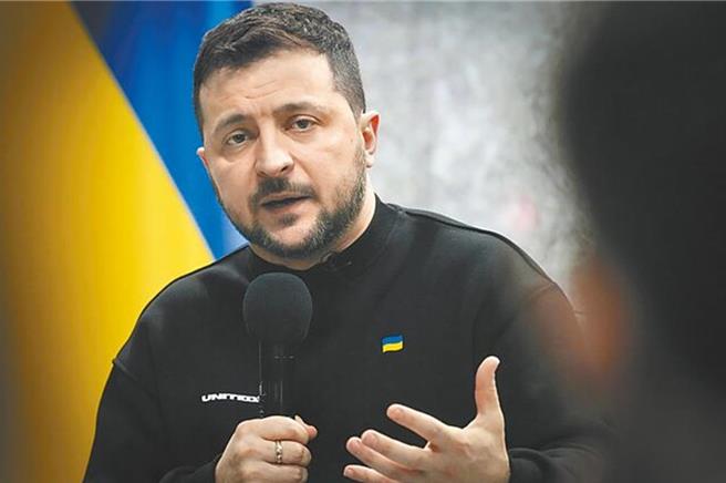 烏克蘭總統澤倫斯基。（圖／美聯社）