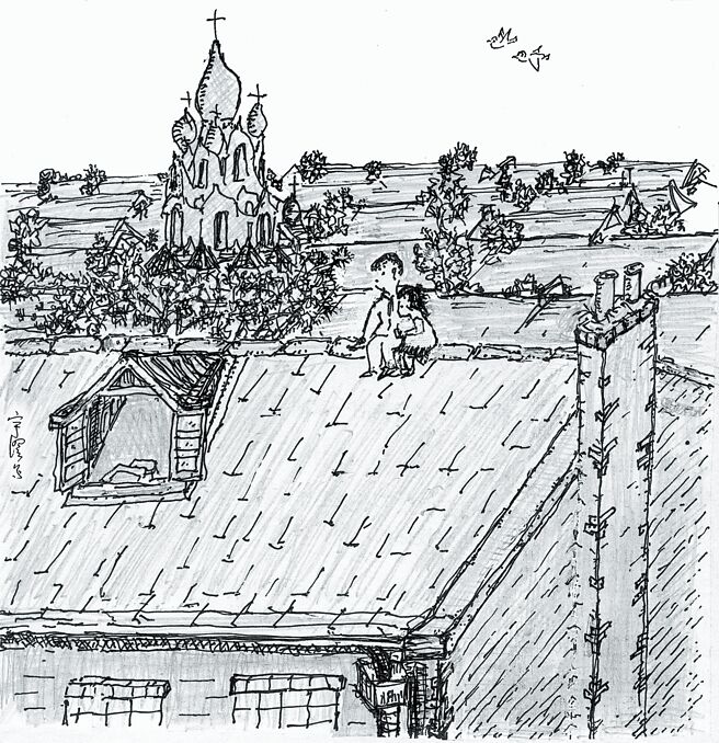 瓦片温热，黄浦江船鸣。（东美文化提供）