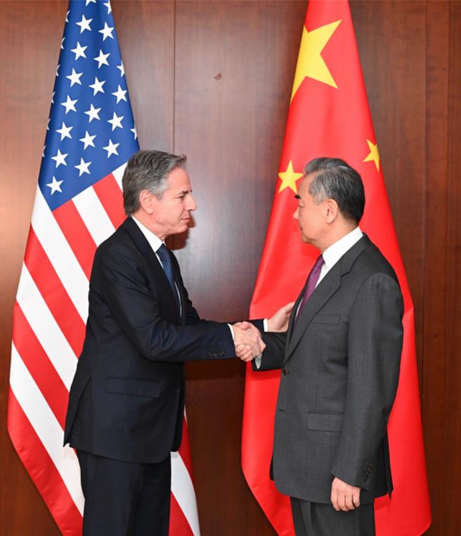 王毅見布林肯籲美方勿以惡小而為之，勿以善小而不為。（大陸外交部）