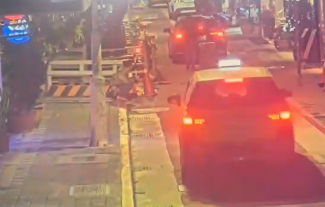 富商男友到案說明！林千又控偷14個馬仕包逾600萬。(葉庭欣翻攝)