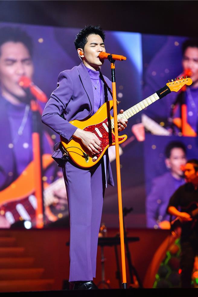 蕭敬騰日前受邀赴新加坡「聖淘沙名勝世界」開唱，氣氛嗨翻。（喜鵲娛樂提供）