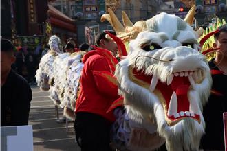 苗栗火旁龙起手式「祥龙点睛」登场　13尾翔龙飞舞吸睛