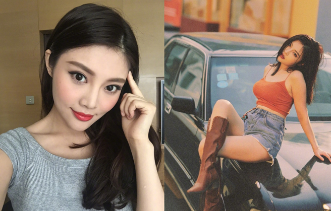 大陆女星徐冬冬有「第一美胸」封号。（图／摘自徐冬冬微博）