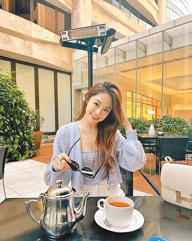 外型亮麗的林千又，連日自爆遭到富商男友家暴。（摘自林千又IG）