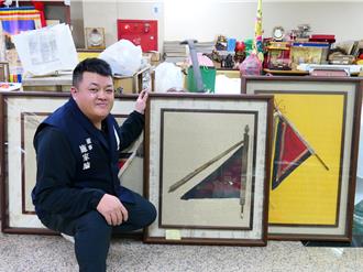 北港朝天宮百年進香旗 見證重要民俗「北港進香」歷史