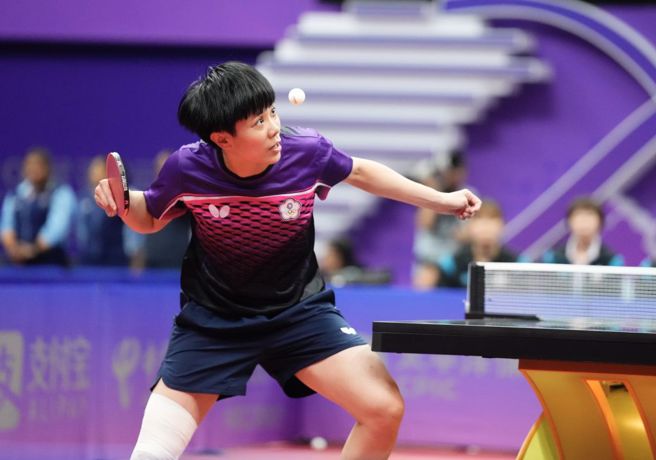 台湾桌球女将郑怡静。（资料照，中华奥会提供）