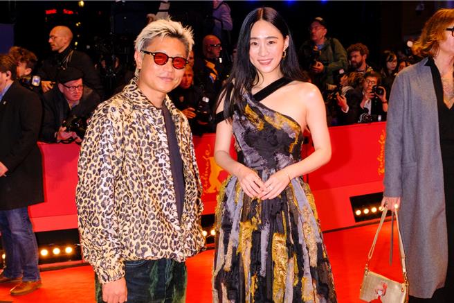 王興洪（左）、吳可熙2014年以《冰毒》首次參加柏林影展，相隔10年兩人分別帶著各自新片回到這裡，彼此給予加油打氣。（Olivier Vigerie提供）