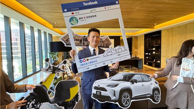 清景麟配合台湾灯会在台南，元宵节起推出「猜毛森江建筑命名活动」。（柯宗纬摄）