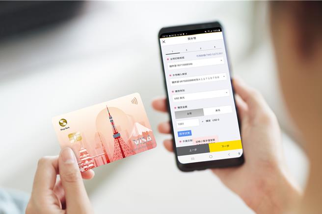 兆丰提供线上结匯可信用卡刷卡服务(图／兆丰银提供)