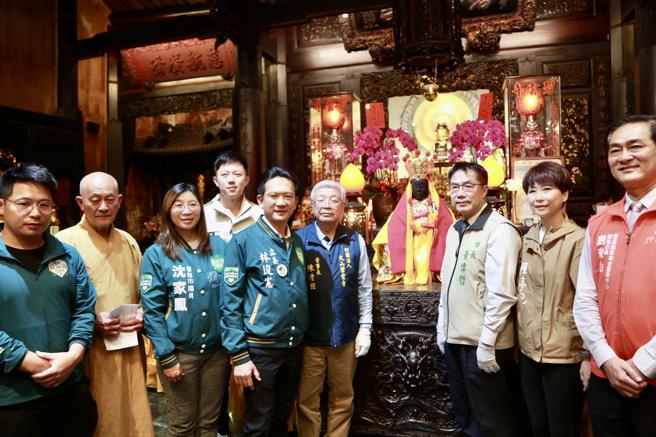 市長黃偉哲迎東山佛祖回駕 (圖片來源：台南市政府提供)