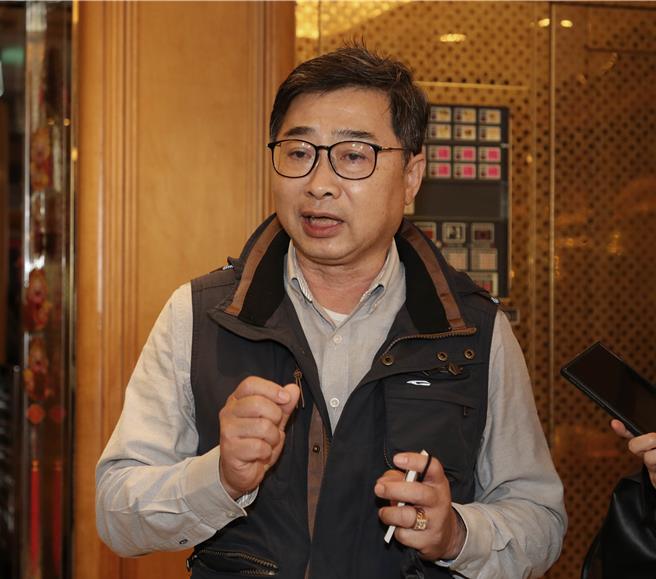 嘉义县养猪协会理事长林志达。（刘宗龙摄）