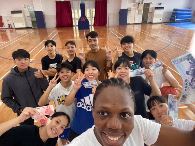 美和科大女篮。(美和科大提供)