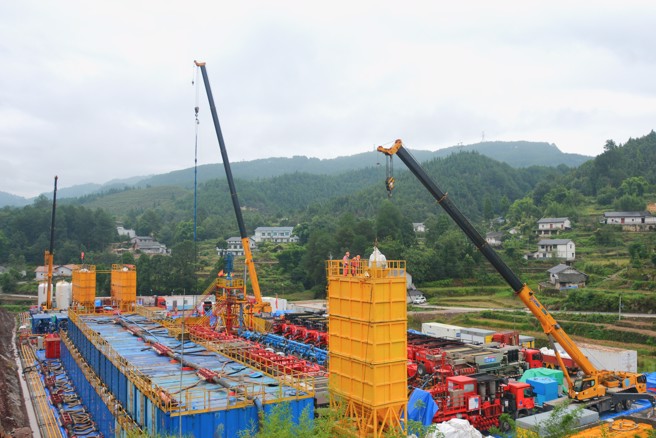 中國石化在四川盆地又發現了一個新的規模增儲富氣帶，對保障中國能源安全新增助力。（圖／中國石化）