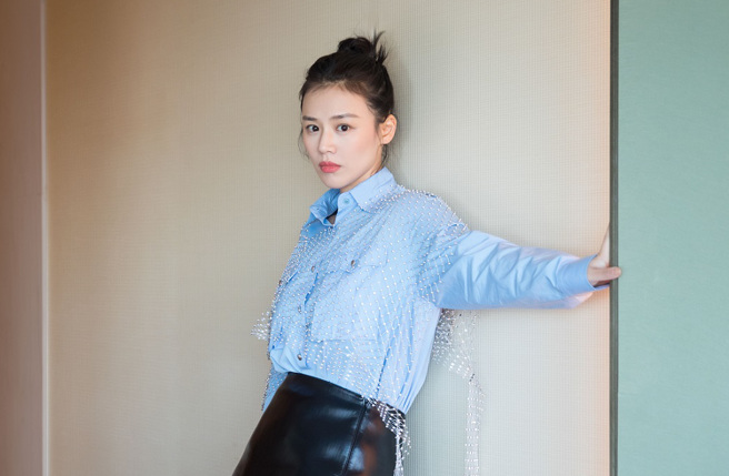 大陆女星马思纯曾一度胖到85公斤，近期成功甩肉。（图／微博）