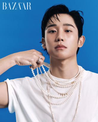 丁海寅戴TASAKI成串珍珠項鍊  讓貴婦羨慕了