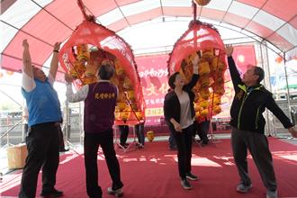 全国唯一 花坛白沙坑文德宫迎灯排庆元宵