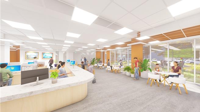 高雄市六龜區行政中心新建工程辦公室。（高雄市政府工務局提供／林雅惠傳真）